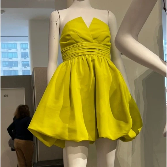 Sachin & Babi Maura Dress - Chartreuse - Size 14
